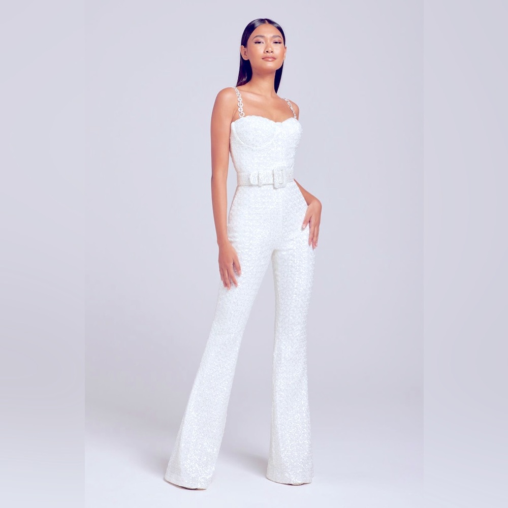 Nadine Merebi LUCINDA JUMPSUIT size XL, taken in to USA size 8.